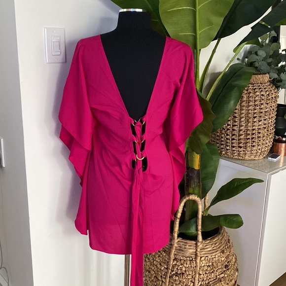 NWOT Victoria’s Secret Sexy Swim Cover-up Mini Dress - Picture 3 of 6